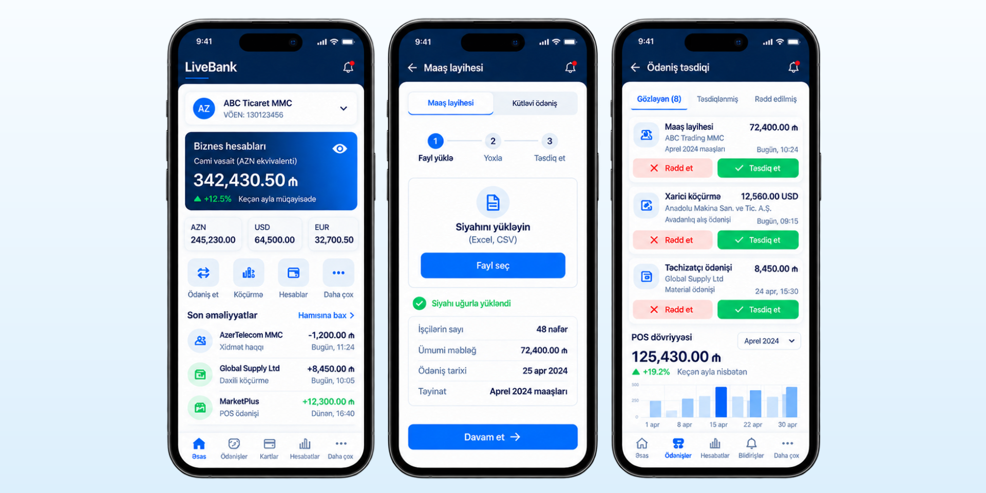 LiveBank - Bütün bank əməliyyatları bir platformada — 5
